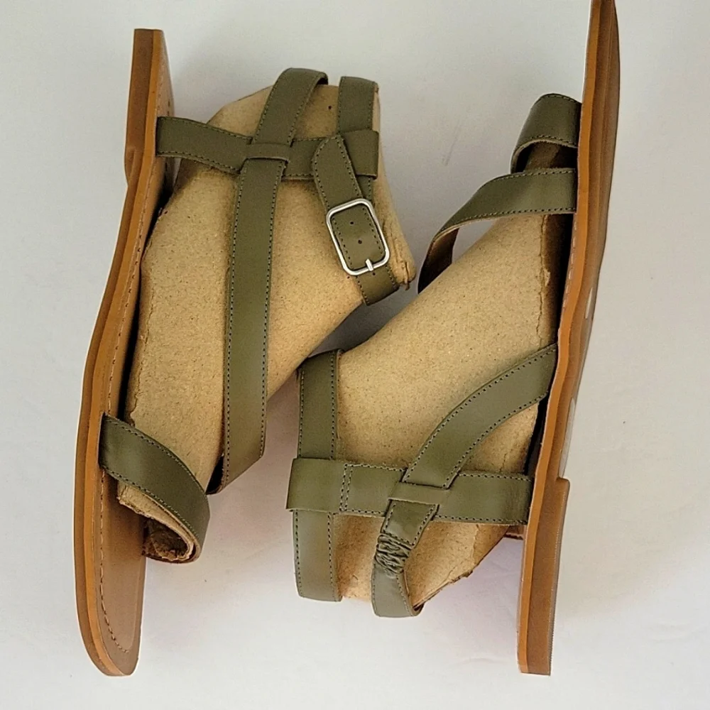 Lucky Brand Byleth Gladiator Sandals Sage Green Size 9 NWOT